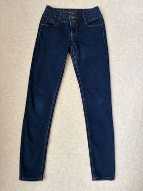 Blue Spice Dark Blue High-Rise Skinny Jeans